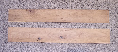 Beispielhafte Oberfl�che historscher Eichendielen oder Eichenbretter