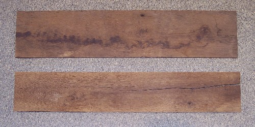 Beispielhafte Oberfl�che historscher Eichendielen oder Eichenbretter