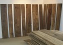 Original antique oak flooring for reclamation, ready to lay